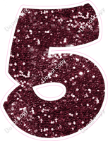 BBT 23.5" Individuals - Burgundy Sparkle 5