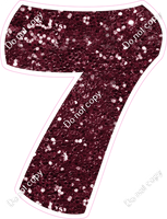 BBT 23.5" Individuals - Burgundy Sparkle 7