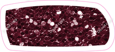 BBT 23.5" Individuals - Burgundy Sparkle Dash