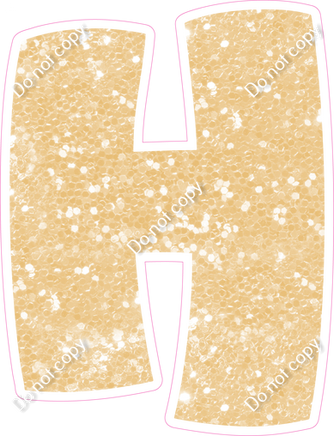 BBT 23.5" Individuals - Champagne Sparkle H