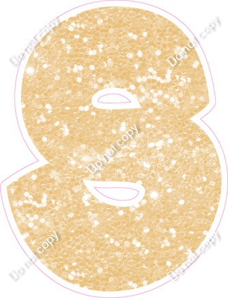 BBT 23.5" Individuals - Champagne Sparkle S