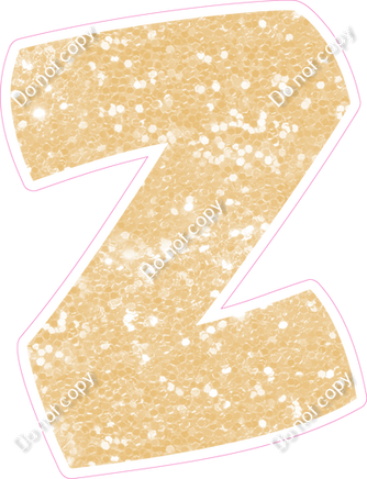 BBT 23.5" Individuals - Champagne Sparkle Z