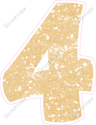 BBT 23.5" Individuals - Champagne Sparkle 4