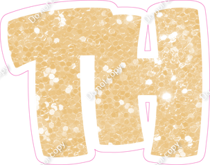 BBT 23.5" Individuals - Champagne Sparkle TH