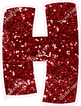 BBT 23.5" Individuals - Crimson Sparkle H