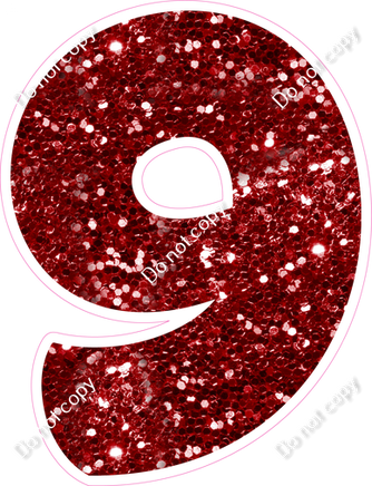 BBT 23.5" Individuals - Crimson Sparkle 9