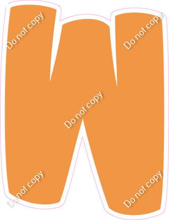 BBT 23.5" Individuals - Flat Amber W