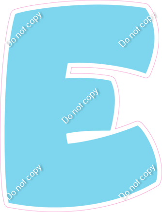 BBT 23.5" Individuals - Flat Baby Blue E