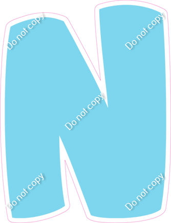 BBT 23.5" Individuals - Flat Baby Blue N