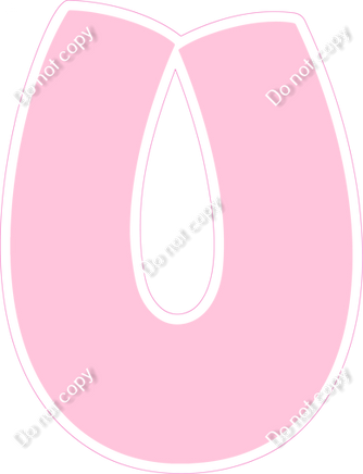 BBT 23.5" Individuals - Flat Baby Pink U