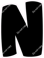 BBT 23.5" Individuals - Flat Black N