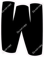 BBT 23.5" Individuals - Flat Black W