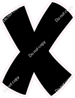 BBT 23.5" Individuals - Flat Black X