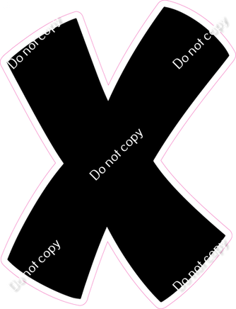 BBT 23.5" Individuals - Flat Black X