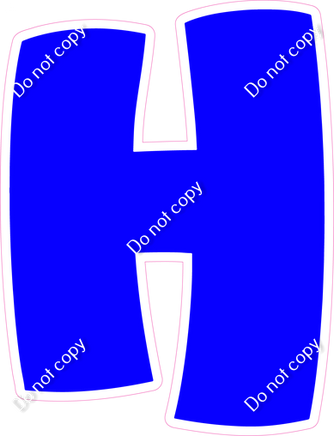 BBT 23.5" Individuals - Flat Blue H