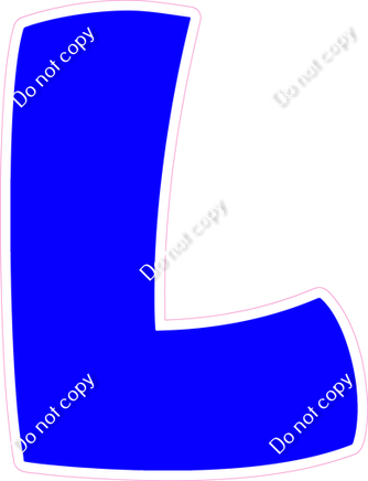 BBT 23.5" Individuals - Flat Blue L