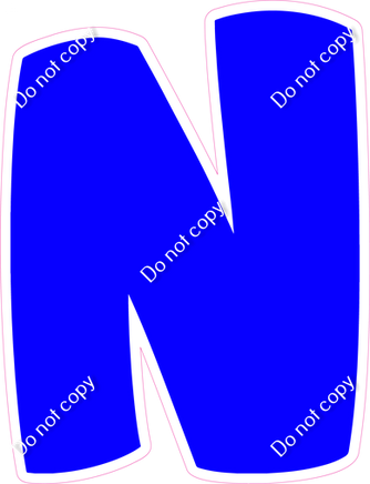 BBT 23.5" Individuals - Flat Blue N