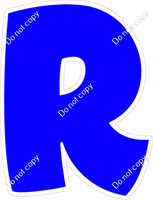 BBT 23.5" Individuals - Flat Blue R