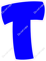 BBT 23.5" Individuals - Flat Blue T