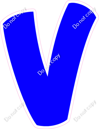 BBT 23.5" Individuals - Flat Blue V