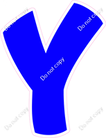 BBT 23.5" Individuals - Flat Blue Y