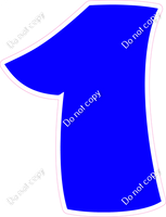 BBT 23.5" Individuals - Flat Blue 1