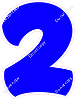 BBT 23.5" Individuals - Flat Blue 2