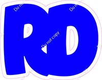 BBT 23.5" Individuals - Flat Blue RD