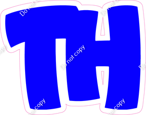 BBT 23.5" Individuals - Flat Blue TH