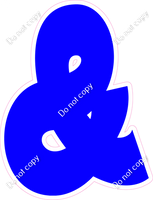 BBT 23.5" Individuals - Flat Blue &