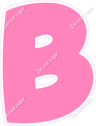 BBT 23.5" Individuals - Flat Bubblegum B