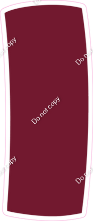 BBT 23.5" Individuals - Flat Burgundy I