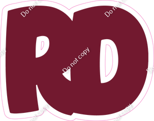 BBT 23.5" Individuals - Flat Burgundy RD