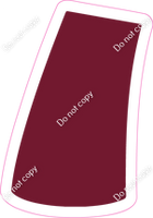 BBT 23.5" Individuals - Flat Burgundy Apostrophe