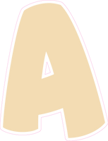 BBT 23.5" Individuals - Flat Champagne A