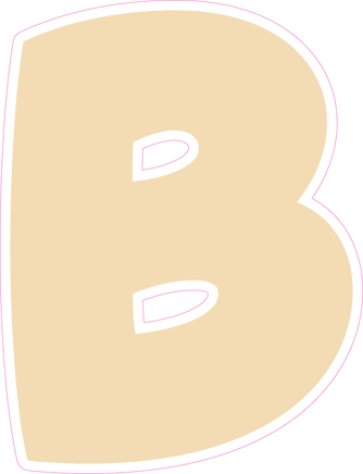 BBT 23.5" Individuals - Flat Champagne B