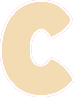 BBT 23.5" Individuals - Flat Champagne C