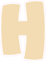 BBT 23.5" Individuals - Flat Champagne H