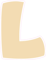 BBT 23.5" Individuals - Flat Champagne L