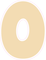 BBT 23.5" Individuals - Flat Champagne O