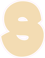 BBT 23.5" Individuals - Flat Champagne S