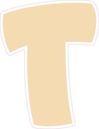 BBT 23.5" Individuals - Flat Champagne T