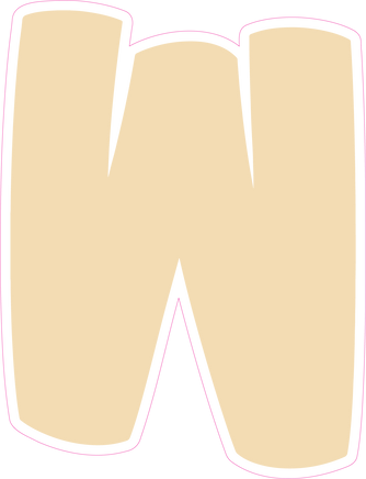 BBT 23.5" Individuals - Flat Champagne W