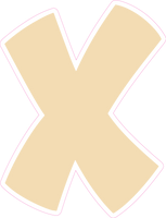 BBT 23.5" Individuals - Flat Champagne X