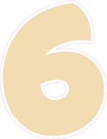 BBT 23.5" Individuals - Flat Champagne 6