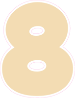 BBT 23.5" Individuals - Flat Champagne 8