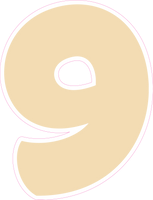 BBT 23.5" Individuals - Flat Champagne 9