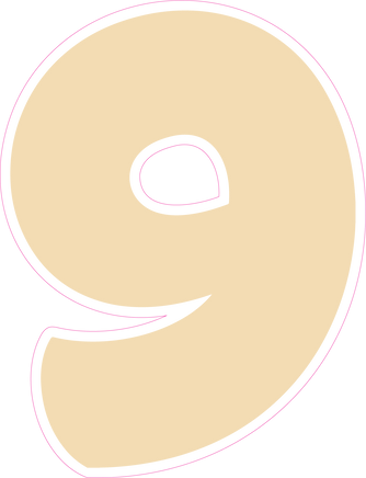 BBT 23.5" Individuals - Flat Champagne 9