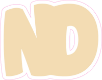 BBT 23.5" Individuals - Flat Champagne ND