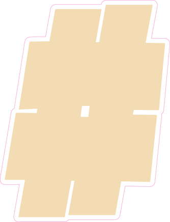 BBT 23.5" Individuals - Flat Champagne #